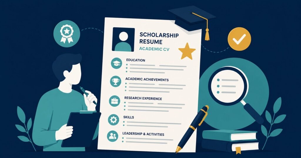 How to Build a Scholarship Resume / Academic CV Scholarship Resume