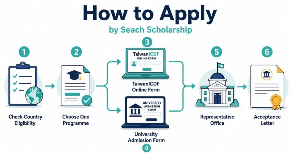 How to apply for the TaiwanICDF Scholarship