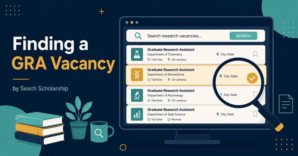 How to find a Graduate Research Assistant vacancy