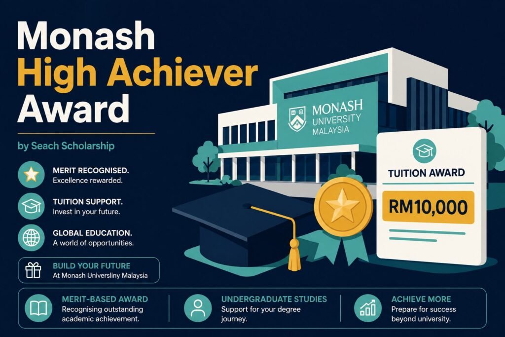 Monash High Achiever Award 2026/2027: Complete Application Guide Monash High Achiever Award