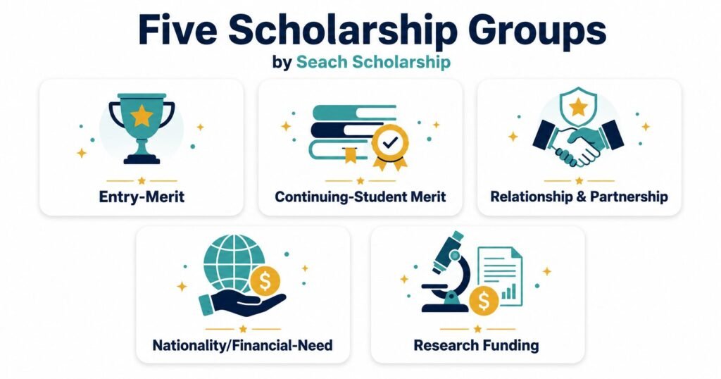 University of Nottingham Scholarship categories