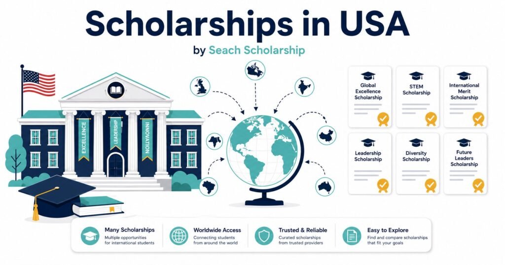 70+ Scholarships in USA for International Students | Complete Guide Scholarships in USA