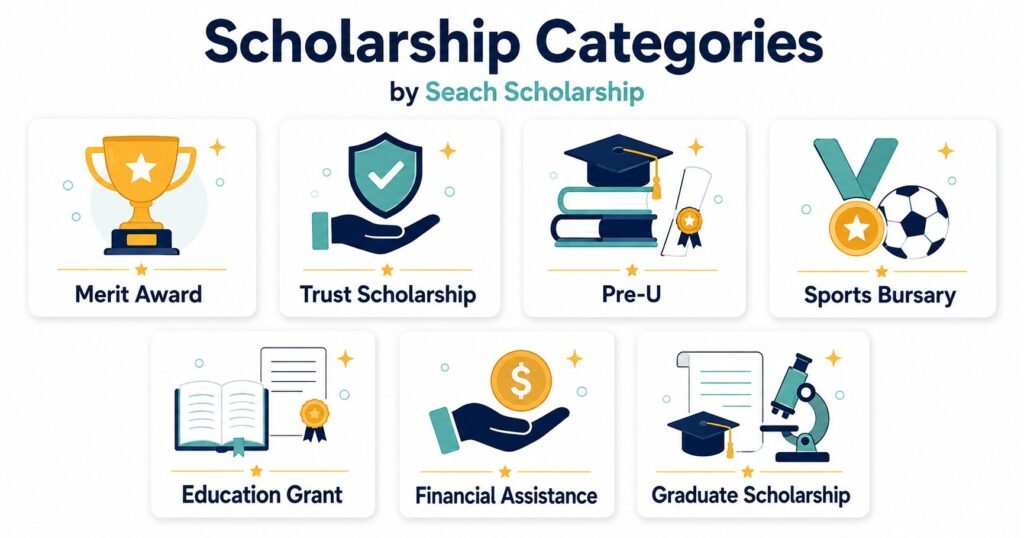 UCSI University Scholarships categories