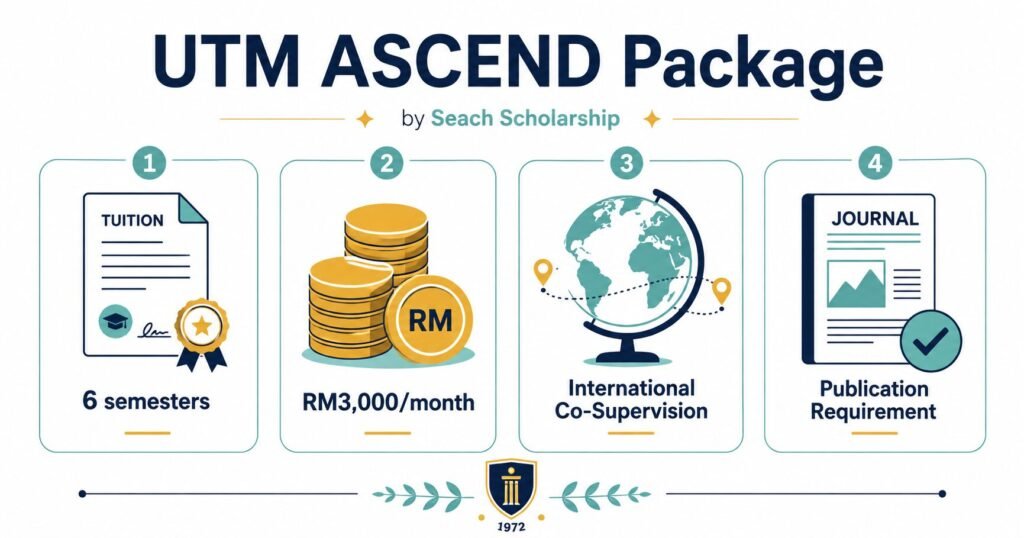 UTM ASCEND doctoral scholarship package