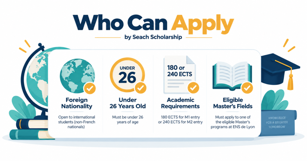 Ampère Scholarships of Excellence eligibility